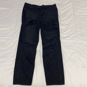 American Eagle Ripped Mom Jeans